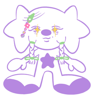 Purple puppy